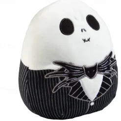 8-Inch Jack Skellington/Sally - Nightmare Before Christmas - Official Jazwares Halloween Plush - Collectible Soft & Squishy Stuffed Animal Toy - Gift for Kids, Girls & Boys