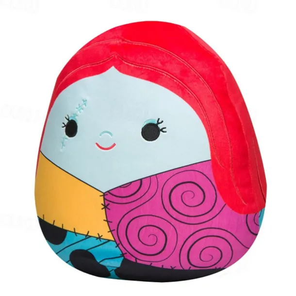 8-Inch Jack Skellington/Sally - Nightmare Before Christmas - Official Jazwares Halloween Plush - Collectible Soft & Squishy Stuffed Animal Toy - Gift for Kids, Girls & Boys