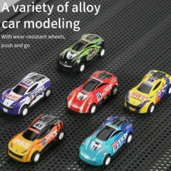 30.71inch Length Deformed Track Toy Car With 6pcs Alloy CarsHalloween And Festival Gift For Boys And Girls