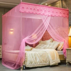 79inch Mosquito Net with Stainless Steel Bracket Single Door Opening Mosquito Prevention Landing Mosquito Nets Dustproof Mosquito Nets Mosquito Net Mosquito Netting for Bed