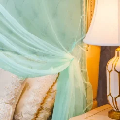 79inch Mosquito Net with Stainless Steel Bracket Single Door Opening Mosquito Prevention Landing Mosquito Nets Dustproof Mosquito Nets Mosquito Net Mosquito Netting for Bed