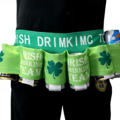 Independence Day Beer Belt, KEEP AMERICA DRUNK Beverage Beer Belt, Stripes And Stars Pattern USA Americana Patriotic Beer Belt, 4th Of July Party Decor, Summer Party Outdoor Decorations, Outdoor Party Favors