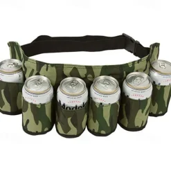 Independence Day Beer Belt, KEEP AMERICA DRUNK Beverage Beer Belt, Stripes And Stars Pattern USA Americana Patriotic Beer Belt, 4th Of July Party Decor, Summer Party Outdoor Decorations, Outdoor Party Favors