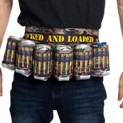 Independence Day Beer Belt, KEEP AMERICA DRUNK Beverage Beer Belt, Stripes And Stars Pattern USA Americana Patriotic Beer Belt, 4th Of July Party Decor, Summer Party Outdoor Decorations, Outdoor Party Favors