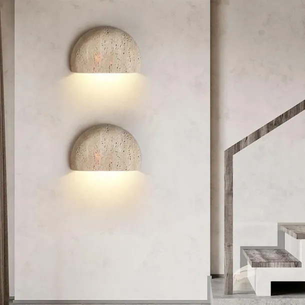 Indoor Modern Nordic Style Indoor Wall Lights Bedroom Dining Room Stone Wall Light 85-265V