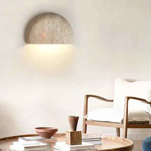 Indoor Modern Nordic Style Indoor Wall Lights Bedroom Dining Room Stone Wall Light 85-265V