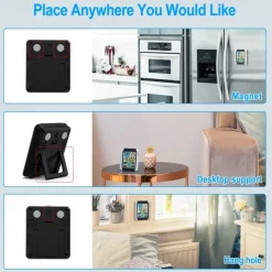 Indoor Outdoor Thermometer Wireless Digital Hygrometer Thermostat Temperature & Humidity Monitor with Touchscreen LCD Backlight