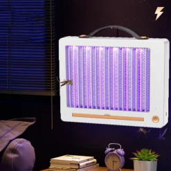 Indoor UV Bug Zapper 360 Degree Mosquito Insect Killer for Moth Wasp Fly Use in Bedroom Kitchen Office Restaurant USB Power Supply