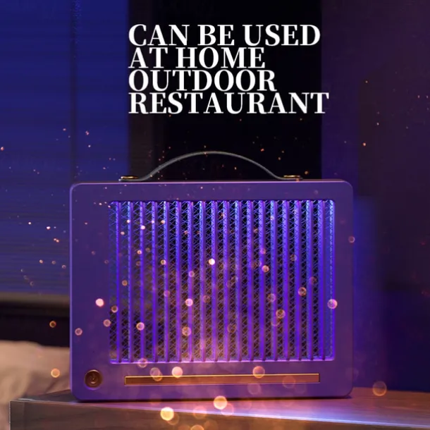 Indoor UV Bug Zapper 360 Degree Mosquito Insect Killer for Moth Wasp Fly Use in Bedroom Kitchen Office Restaurant USB Power Supply