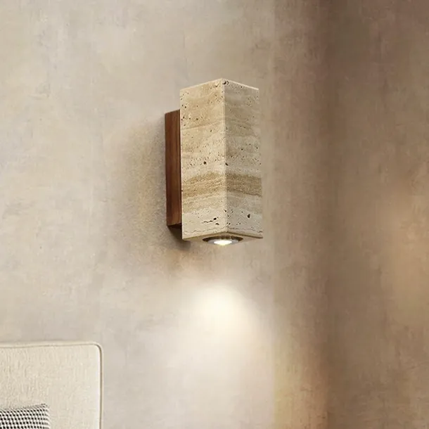 Indoor Vintage Classic Wall Sconce Light Fixture Living Room Bedroom 5W Stone Wall Light 110-120V 220-240V Indoor Wall Lights