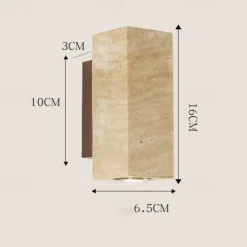Indoor Vintage Classic Wall Sconce Light Fixture Living Room Bedroom 5W Stone Wall Light 110-120V 220-240V Indoor Wall Lights