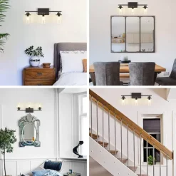 Indoor Vintage Indoor Wall Lights Bedroom Bathroom Iron Wall Light 220-240V 5 W