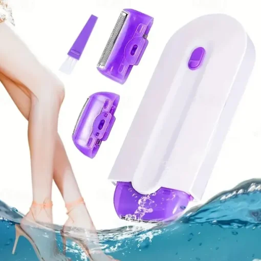 Induction Shaver Laser Painless Electric Shaver Blue Light for Women Shaver Private Body Hair Removal Instrument