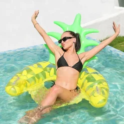 Inflatable Pool Floats Adult, 1 Pack Pool Chairs with Cup Holders,Blow up Floating Pool Floats Chair,Pool Floaties for Adults Swimming Pool Party Summer Water Fun