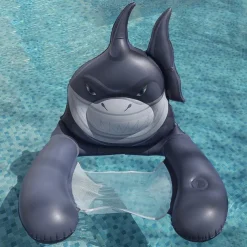 Inflatable Pool Floats Adult, 1 Pack Pool Chairs with Cup Holders,Blow up Floating Pool Floats Chair,Pool Floaties for Adults Swimming Pool Party Summer Water Fun