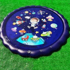 Inflatable Sprinkler Pool Children's Water Playing Toys Shark Swimming Pool Game Sprinkler Pool Dog Sprinkler Pad