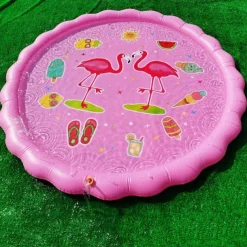 Inflatable Sprinkler Pool Children's Water Playing Toys Shark Swimming Pool Game Sprinkler Pool Dog Sprinkler Pad