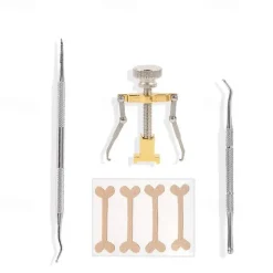 Ingrown Toenail Tool Kit (4PCS) Professional Toe Nail Clipper Set for Ingrown & Thick Nail Stainless Steel Ingrown Toenail Kit Surgery Grade Manicure Pedicure Tool