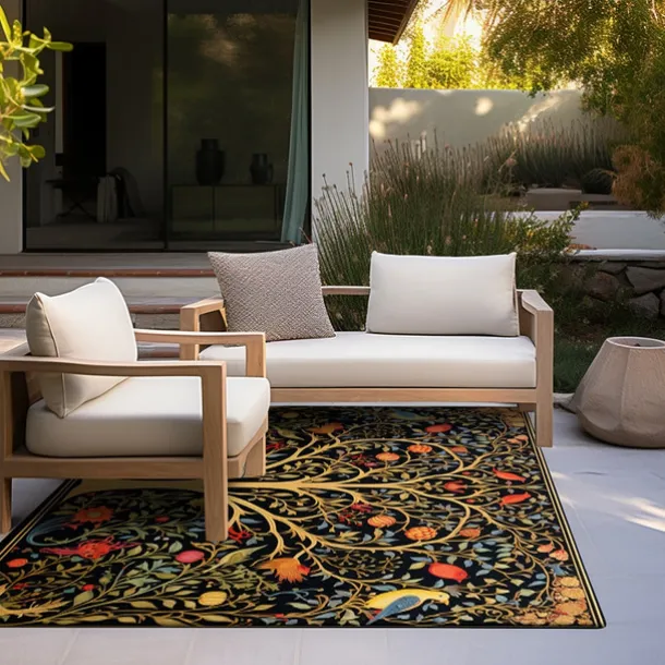 Inspired by William Morris Area Rug Kitchen Mat Non-Slip Oil Proof Floor Mat Livingroom Rug Indoor Outdoor Mat Bedroom Decor Bathroom Mat Entrance Rug Door Mat Bird Tree of Life