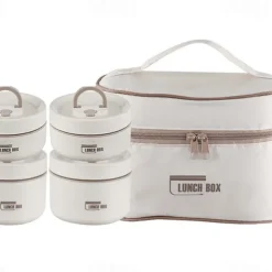 Insulated Lunch Box, Bento Box, Portable Insulated Lunch Container, Stackable Leakproof Stainless Steel Food Container, For Teenagers School,Canteen, Back School