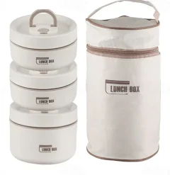 Insulated Lunch Box, Bento Box, Portable Insulated Lunch Container, Stackable Leakproof Stainless Steel Food Container, For Teenagers School,Canteen, Back School