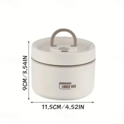 Insulated Lunch Box, Bento Box, Portable Insulated Lunch Container, Stackable Leakproof Stainless Steel Food Container, For Teenagers School,Canteen, Back School