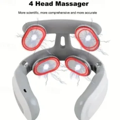 Intelligent Cervical Spine Massager Shoulder And Neck Multifunctional Physiotherapy Neck Protector Hot Compress Electric Heating Cervical Spine Massage
