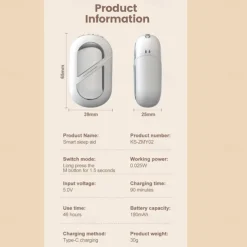 Intelligent Sleep Instrument Insomnia Device，Sleep Aid For Insomnia, to help Sleep Calm Sleep to Iimprove and Promote Deep Sleep Aid To Fall Asleep Quickly