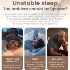 Intelligent Sleep Instrument Insomnia Device，Sleep Aid For Insomnia, to help Sleep Calm Sleep to Iimprove and Promote Deep Sleep Aid To Fall Asleep Quickly