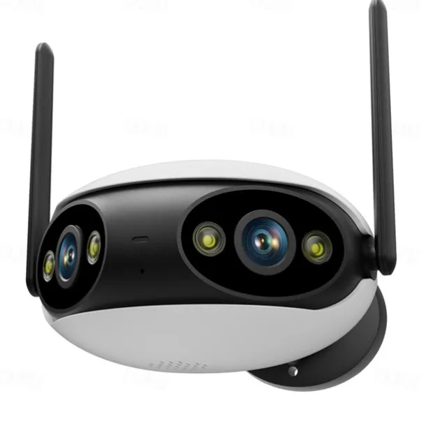 IP Camera 4K 8MP Panoramic 180° Wide View Angle Outdoor Wifi Surveillance Camera Night Vision CCTV Security Protection