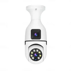 IP Camera 1080P Bulb Wireless Motion Detection IR-cut With Audio Indoor Apartment Support