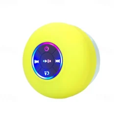IPX4 Waterproof Speaker Portable Wireless Speaker With Suction Cup USB Rechargeable for Party Bathroom Travel Home And Outdoor (Suction Cups Must Be On A Smooth Surface To Use)