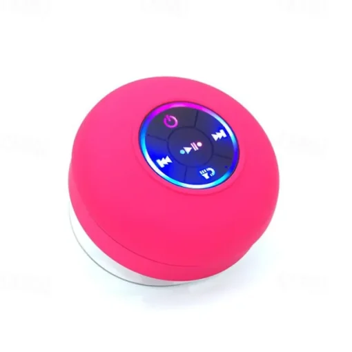 IPX4 Waterproof Speaker Portable Wireless Speaker With Suction Cup USB Rechargeable for Party Bathroom Travel Home And Outdoor (Suction Cups Must Be On A Smooth Surface To Use)