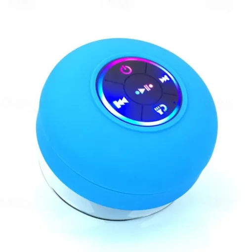 IPX4 Waterproof Speaker Portable Wireless Speaker With Suction Cup USB Rechargeable for Party Bathroom Travel Home And Outdoor (Suction Cups Must Be On A Smooth Surface To Use)