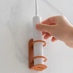 Iron Electric Toothbrush Holder Bathroom Toothpaste Shaver Storage Rack Wall Mount Electric Toothbrush Shelf
