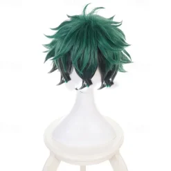 Izuku Midoriya Wig Mask My Hero Academia Deku Cosplay Wigs Izuku Midoriya Cosplay Halloween Wig