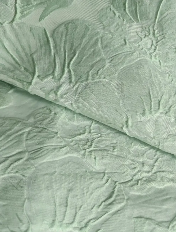 Jacquard Brocade Floral A-Line Evening Gown Elegant Dress Formal Wedding Floor Length Sleeveless V Neck Nylon with Slit Pocket Wedding Guest Dress