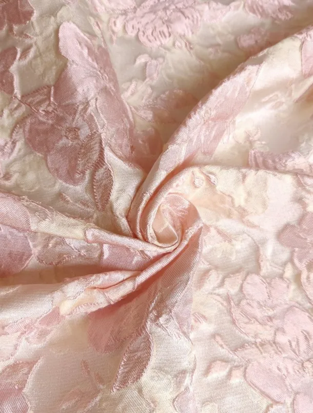 Jacquard Brocade Floral A-Line Evening Gown Elegant Dress Formal Wedding Floor Length Sleeveless V Neck Nylon with Slit Pocket Wedding Guest Dress