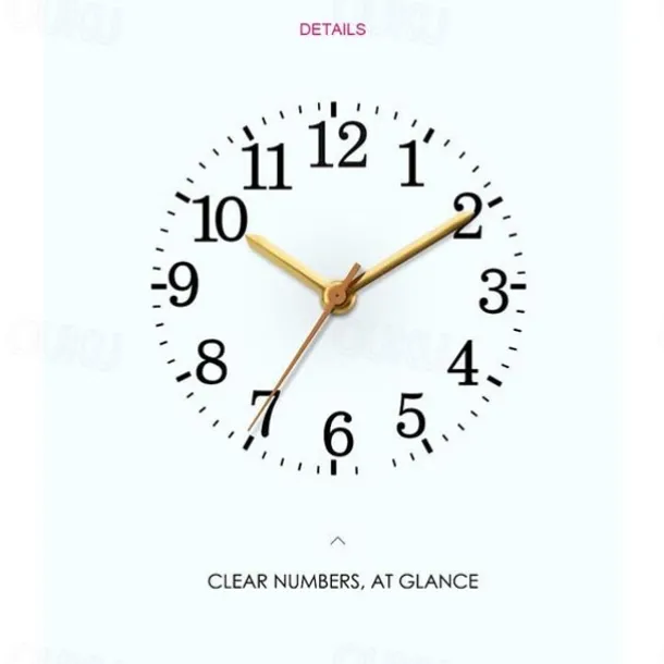 Japan Movement Women Quartz Watch Easy to Read Arabic Numerals Simple Dial PU leather strap Laides Clock