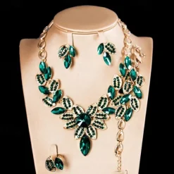 Jewelry Set 4pcs Rhinestone Alloy Rings Earrings Necklace Bracelets Women's Elegant Vintage Fashion Geometrical Geometric Jewelry Set For Wedding Party Anniversary