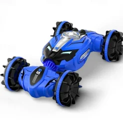 JJRC Amphibious Small Twist Remote Control Vehicle For Children's Four-wheel Drive Gesture Sensing Double-sided Deformation Stunt Vehicle