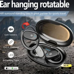 JM05 True Wireless Headphones TWS Earbuds Ear Hook Bluetooth 5.3 Sports Waterproof IPX4 Long Battery Life for Apple Samsung Huawei Xiaomi MI Fitness Camping / Hiking Running Mobile Phone Travel