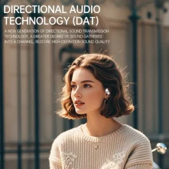 JM16 True Wireless Headphones TWS Earbuds Ear Hook Bluetooth 5.3 Sports Ergonomic Design HIFI for Mobile Phone