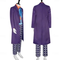 Joker Clown Jack Napier Cosplay Costume Outfits Movie Cosplay for Men's Adults' Carnival Party