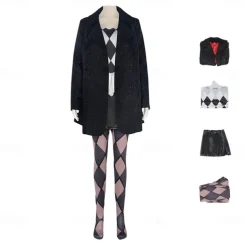 Joker: Folie à Deux Joker 2 Harley Quinn Skirt Coat Cosplay Costume Movie Cosplay for Women's Adults Carnival Masquerade Party / Evening