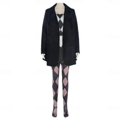 Joker: Folie à Deux Joker 2 Harley Quinn Skirt Coat Cosplay Costume Movie Cosplay for Women's Adults Carnival Masquerade Party / Evening