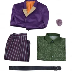 Joker: Folie à Deux Joker Clown Coat Blouse / Shirt Pants Movie Cosplay for Men's Adults Carnival Masquerade Party
