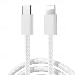 Joyroom Lightning Cable 30W 3.3ft USB C to Lightning 3 A Fast Charging Nylon Braided Durable Soft Touch For iPhone Phone Accessory