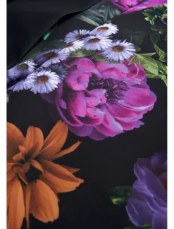 Jumpsuit / Pantsuit Mother of the Bride Floral Print Elegant Simple Minimalist One Shoulder Floor Length Satin Sleeveless with Sash / Ribbon Wedding Guest Dress