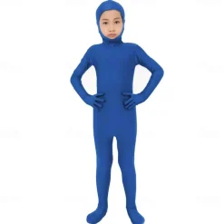 Jumpsuit Bodysuit Carnival Costume Full Body Suit Kings Day Men's Men Little Girl Anklet Cuff Charm N / A Lycra Spandex Costume for New Year Kids Kid's